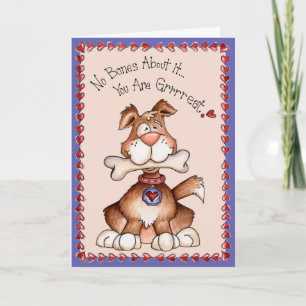No Bones About It - Greeting Card Karte