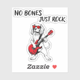No Bones, Just Rock Aufkleber