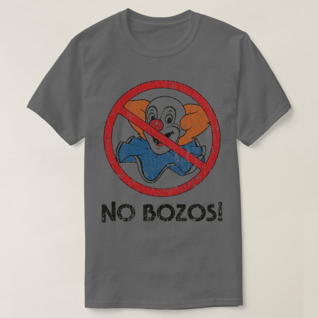 No Bozos 1983 T-Shirt (Design vorne)