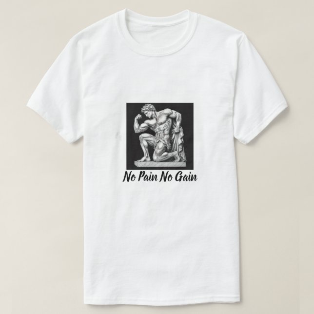 No Brain No Gain T-Shirt | (Design vorne)