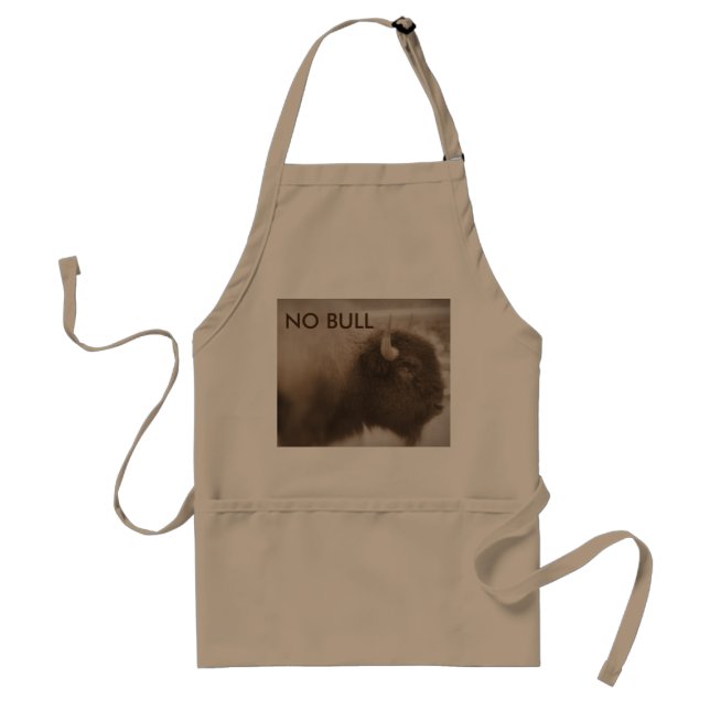 No Bull ~American Buffalo GRILLEN Schürze (Vorne)