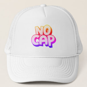 "NO CAP" hat Truckerkappe