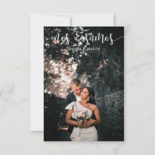 No Casamos Ankündigung Eloped Einladung Foto