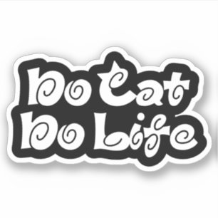 No Cat No Life Aufkleber