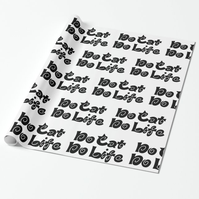 No Cat No Life Geschenkpapier (Ungerollt)