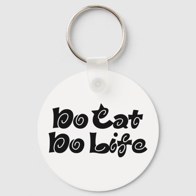 No Cat No Life Schlüsselanhänger (Vorderseite)