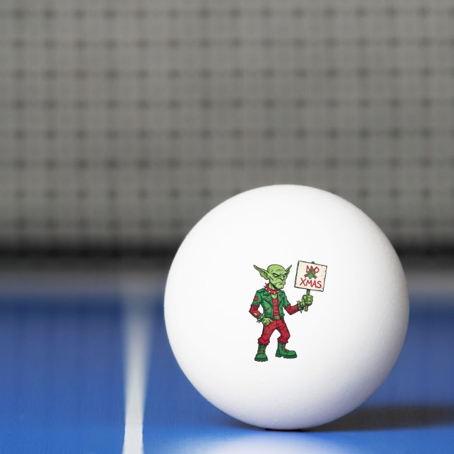 No Christmas – Rebel Alien Style Tischtennisball (Netto)