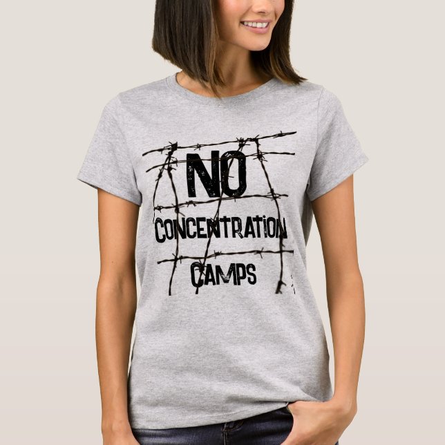 No Concentration Camps T-Shirt (Vorderseite)