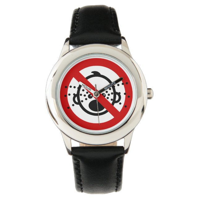 NO Cry Babys ⚠ thailändischer Flughafen ⚠ Armbanduhr (Vorderseite)