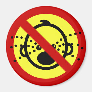 NO Cry Babys ⚠ thailändischer Flughafen ⚠ Magnet