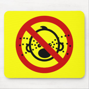 NO Cry Babys ⚠ thailändischer Flughafen ⚠ Mousepad