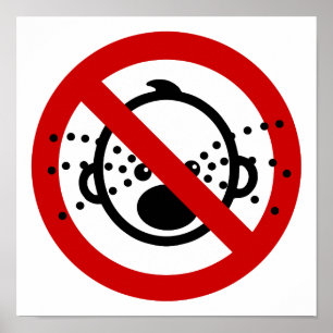 NO Cry Babys ⚠ thailändischer Flughafen ⚠ Poster