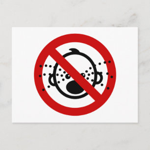 NO Cry Babys ⚠ thailändischer Flughafen ⚠ Postkarte