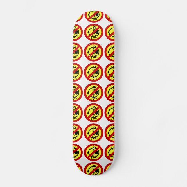 NO Cry Babys ⚠ thailändischer Flughafen ⚠ Skateboard (Vorderseite)