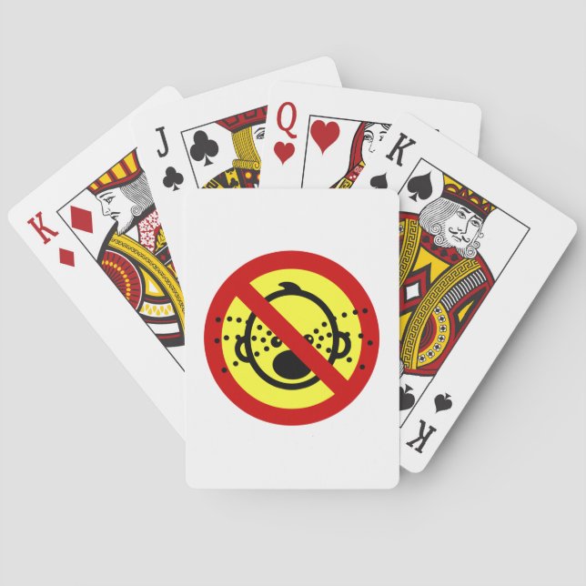 NO Cry Babys ⚠ thailändischer Flughafen ⚠ Spielkarten (Rückseite)
