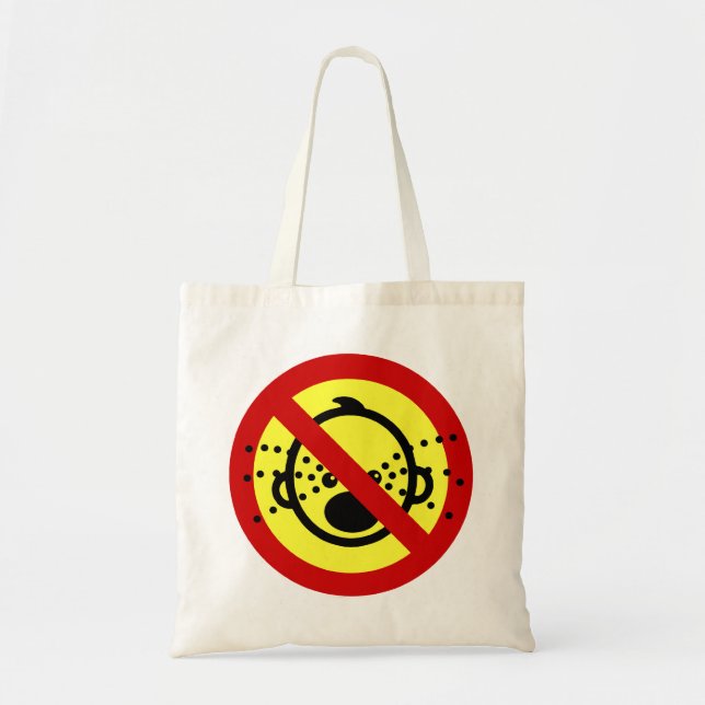 NO Cry Babys ⚠ thailändischer Flughafen ⚠ Tragetasche (Vorne)