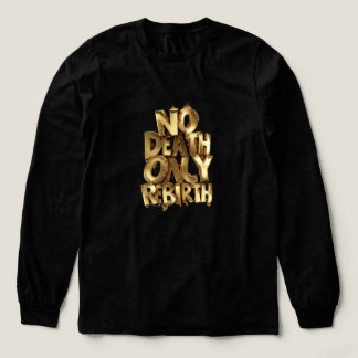 No Death Only Rebirth Bella+Canvas Longsleeve Gold Tri-Blend Shirt