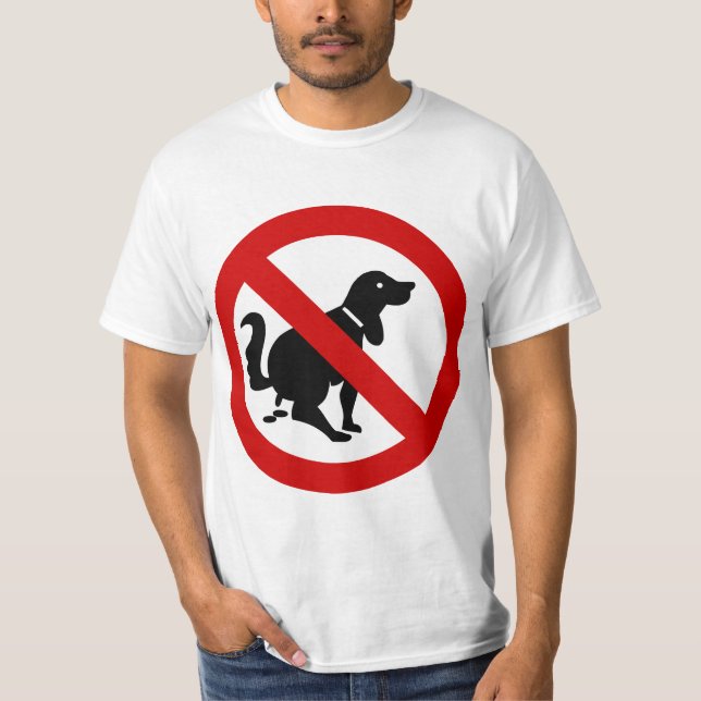 NO Dog Fouling ⚠ thailändisches ⚠ T-Shirt (Vorderseite)