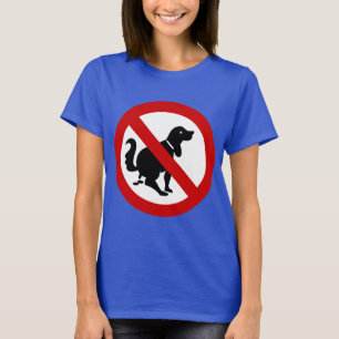 NO Dog Fouling ⚠ thailändisches ⚠ T-Shirt