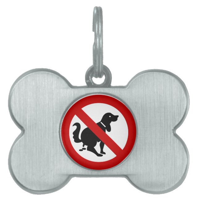 NO Dog Fouling ⚠ thailändisches ⚠ Tiermarke (Vorderseite)