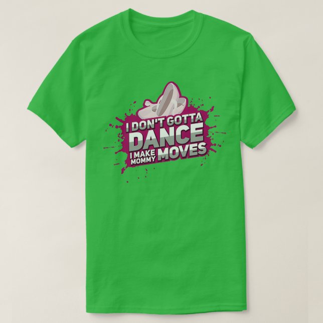 No Drama Dancing Aerobics Ballet Musik T-Shirt (Design vorne)