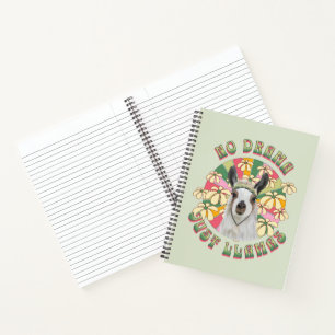 No Drama Just Llamas - Niedlich Boho Llama Notizbuch