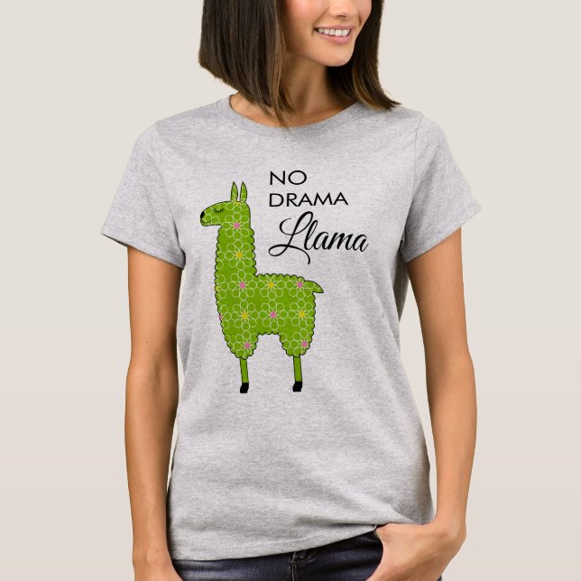 No Drama Lama T-Shirt (Vorderseite)