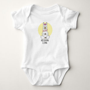 No Drama Llama Baby Strampler