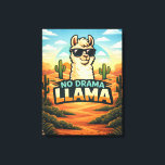 No Drama Llama - Critter Kingdom Leinwanddruck<br><div class="desc">Welcome to No Drama Llama, the home of chill vibes and funny llama designs. If life feels a little too dramatic, our laid-back llamas are here to remind you to relax, laugh, and keep things simple. From cool cartoon llamas to sarcastic slogans, every design celebrates a drama-free attitude and a...</div>