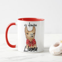 No Drama Llama Llama Llama Tasse