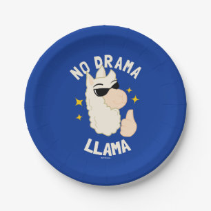 No Drama Llama Pappteller