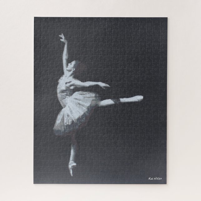 No Drama, Only Freedom, Black & White Ballerina (Vertikal)