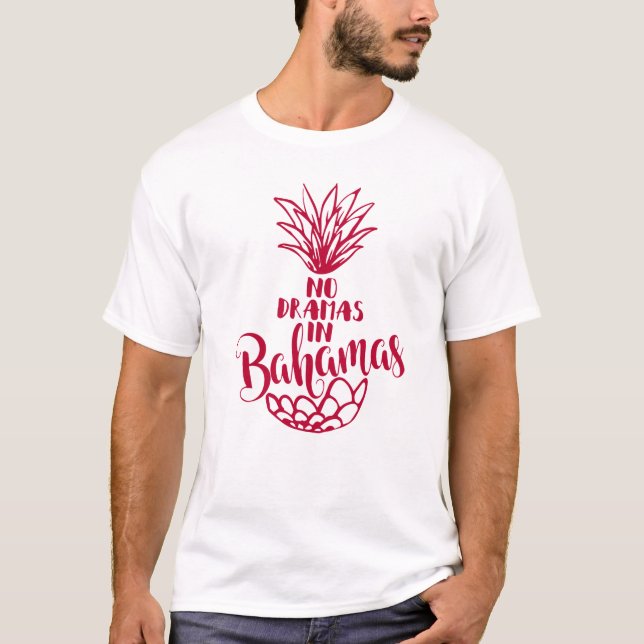 No Dramas Bahamas T-Shirt (Vorderseite)