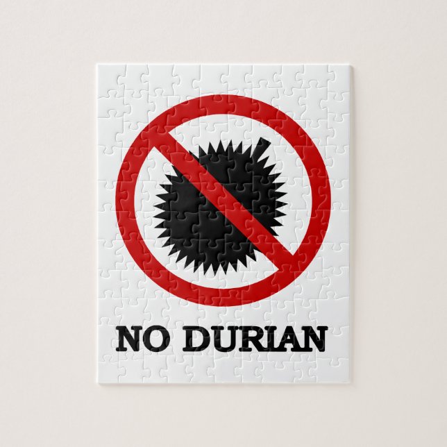 NO Durian Tropical Fruchtzeichen (Vertikal)
