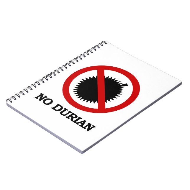 NO Durian Tropical Fruchtzeichen Notizblock (Linke Seite)