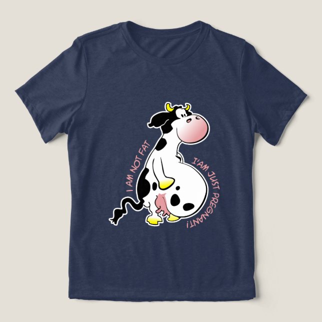 No estoy gorda, solo estoy embarazada Tri-Blend shirt (Design Vorderseite)