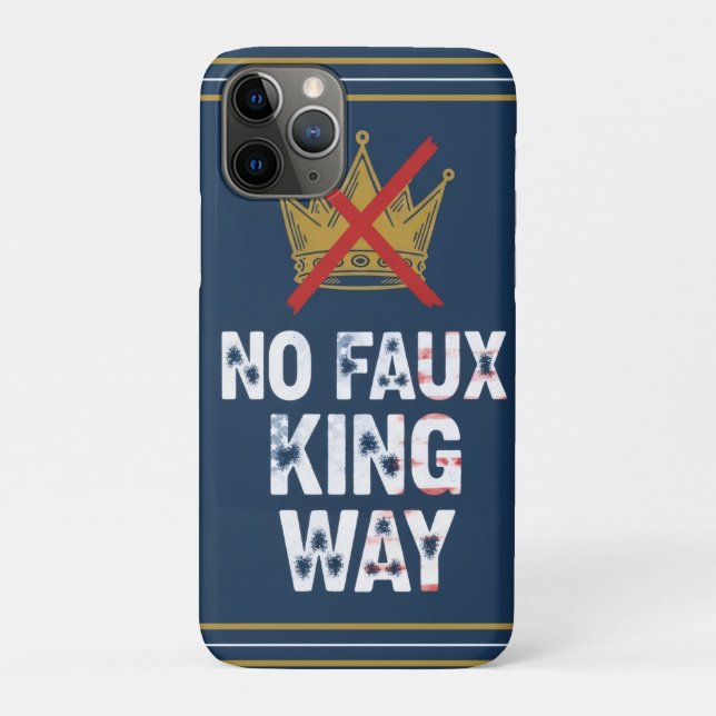 No Faux King Way Case-Mate iPhone Hülle (Rückseite)