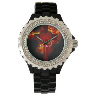 No Fewatch , Kunstwerk Design von Christine Ann Armbanduhr