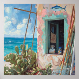 No fish today bonaire poster