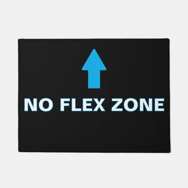 ''No Flex Zone'' Fußmatte (Vorderseite)