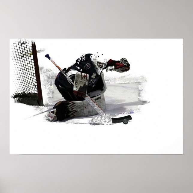 No Goal Hockey Goalie Poster (Vorne)