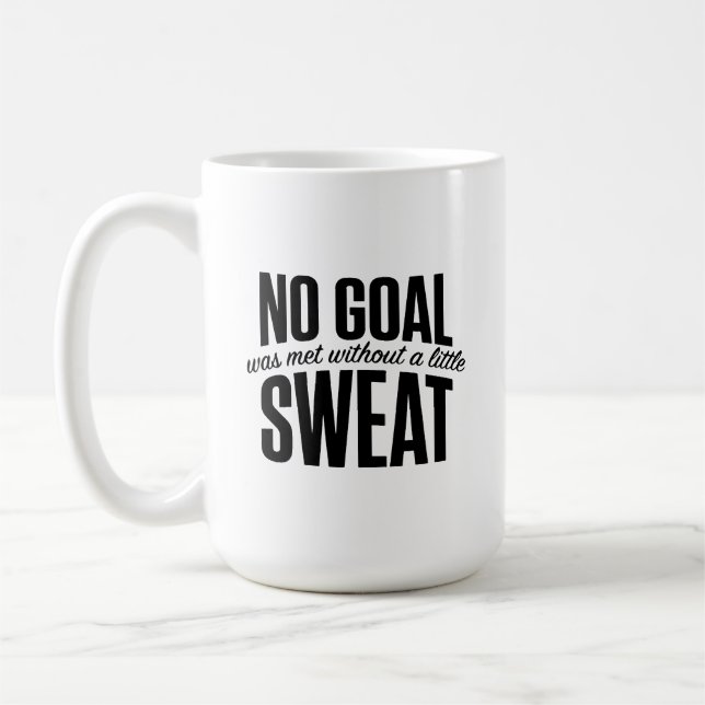 No Goal Met Minimalist Accountability & Success Mi Kaffeetasse (Links)
