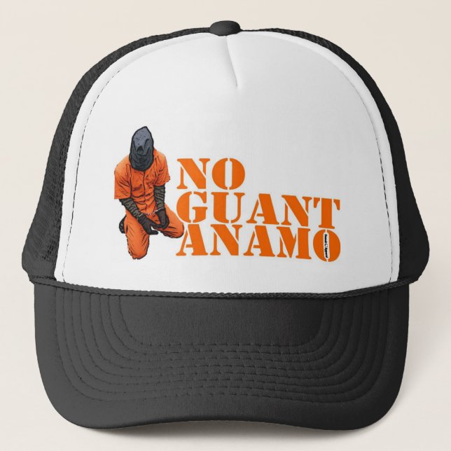 No Guantanamo Truckerkappe (Vorderseite)