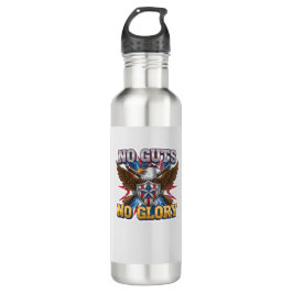 No Guts, No Glory: Motivational & Success Mindset Edelstahlflasche