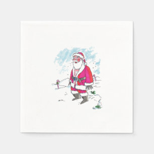 No Ho-Ho-Ho cocktail serviettes en papier
