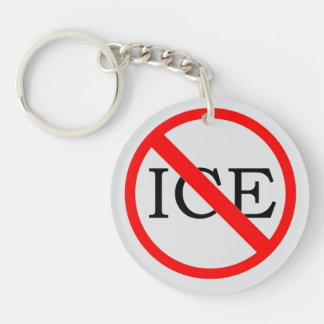 "NO ICE" Keychain Schlüsselanhänger