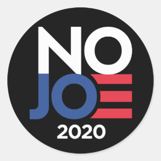 NO JOE 3" Rundaufkleber Runder Aufkleber