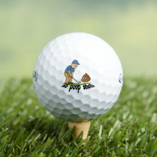 No Kack Shots Funny Golf Ball - Kack Emoji