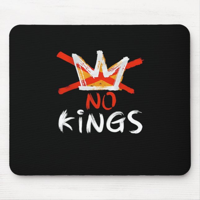 No King Funny Quote Retro Creative Style Mousepad (Vorne)