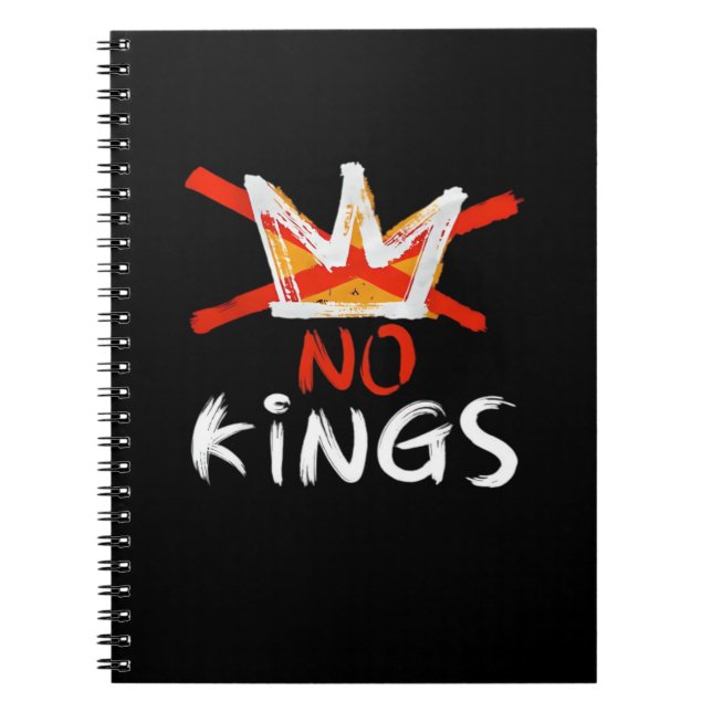 No King Funny Quote Retro Creative Style Notizblock (Vorderseite)